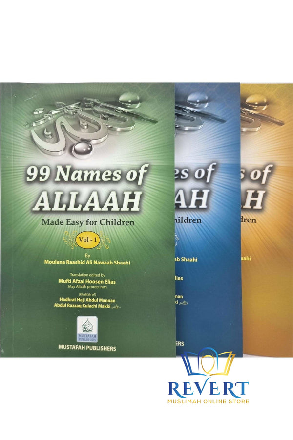 99 Names of Allaah Made Easy for Children (3 volumes)